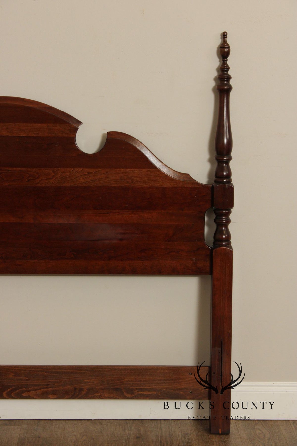 Chippendale Style Cherry Queen Poster Headboard