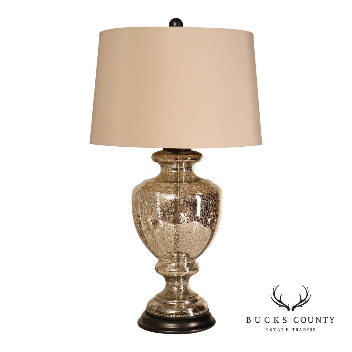Contemporary Mercury Glass Table Lamp