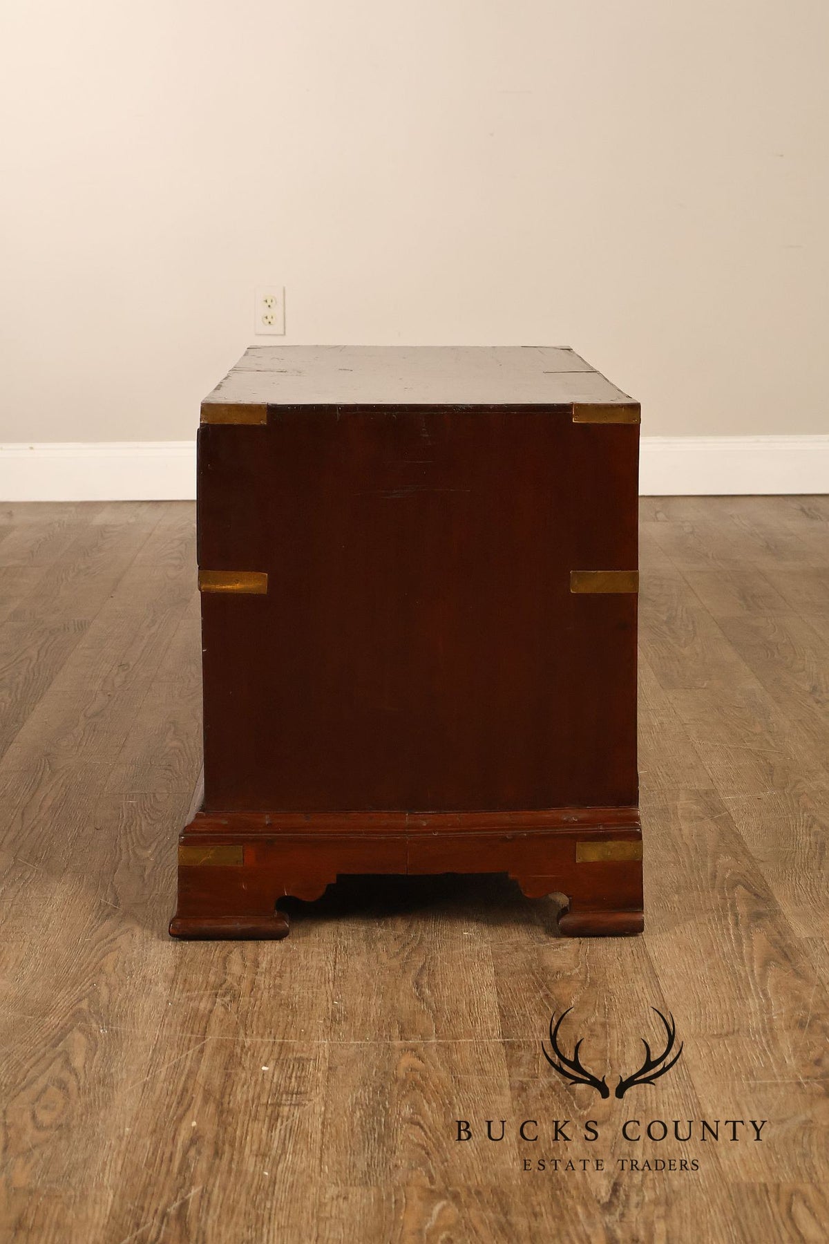 Campaign Style Mahogany Low chest
