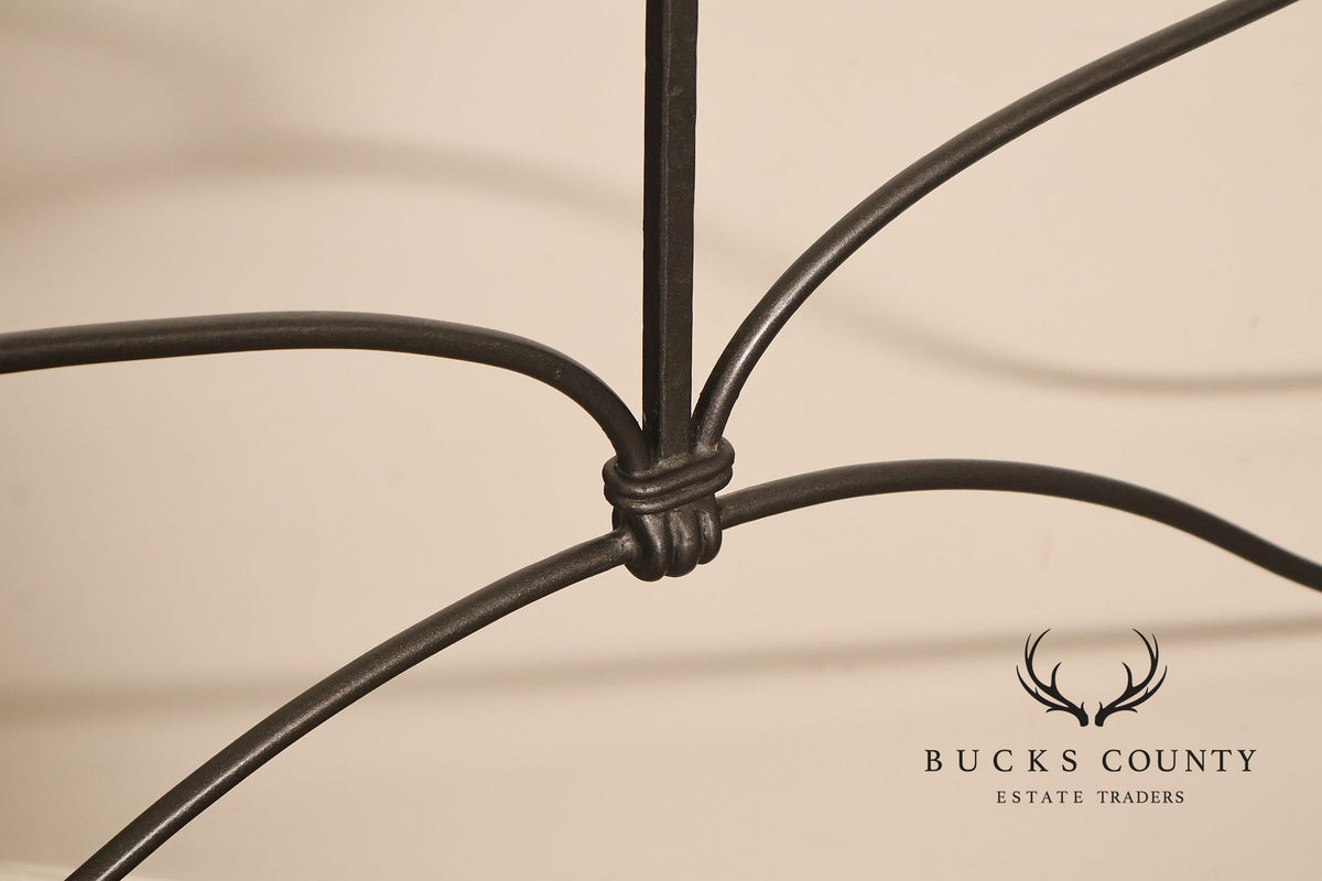 Charles P. Rogers Benicia Foundry & Iron Works Provence Wrought Iron Queen Bedframe