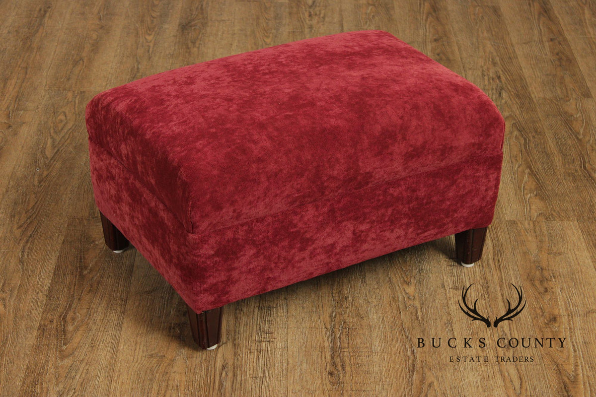 Vintage Upholstered Ottoman