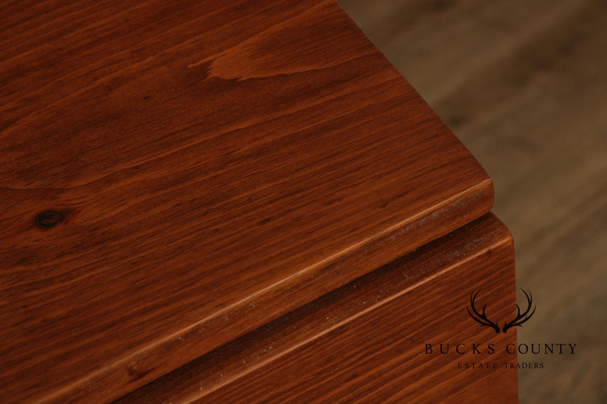 Wayne Kramer Custom Crafted Drop Leaf Harvest Dining table