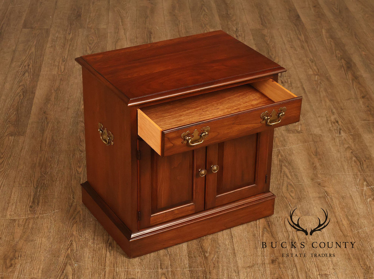 Pennsylvania House Cherry One Drawer Cabinet Nightstand