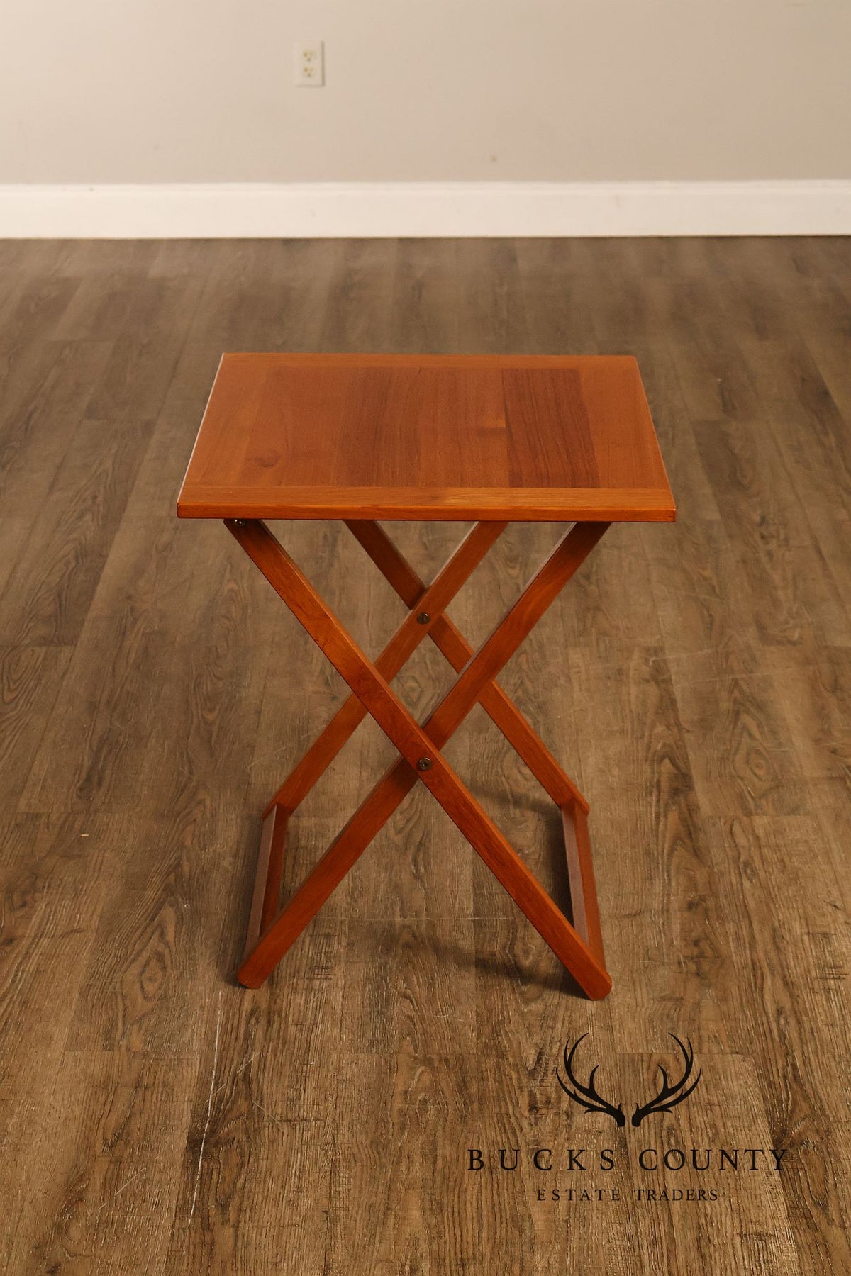 Ansager Møbler Danish Modern Set of Three Teak Tray Tables
