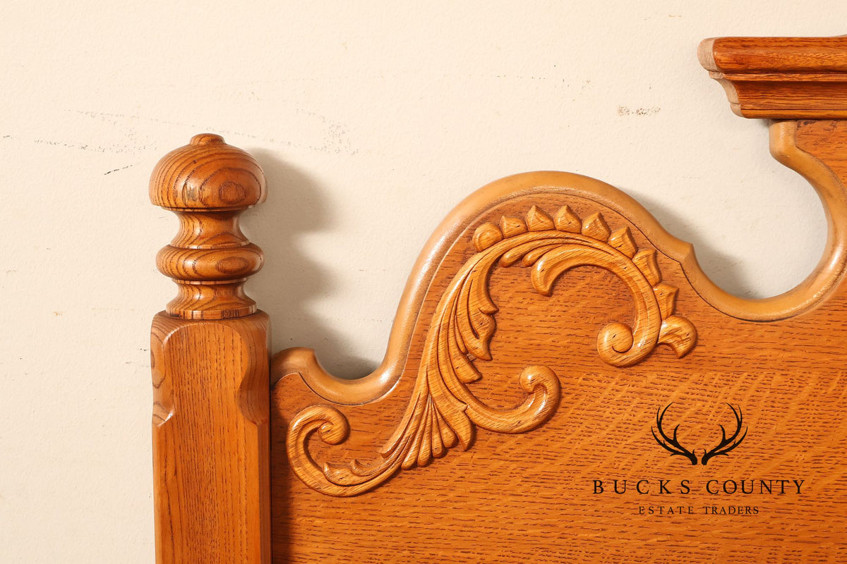 Lexington Furniture Victorian Revival Oak King Size Headboard