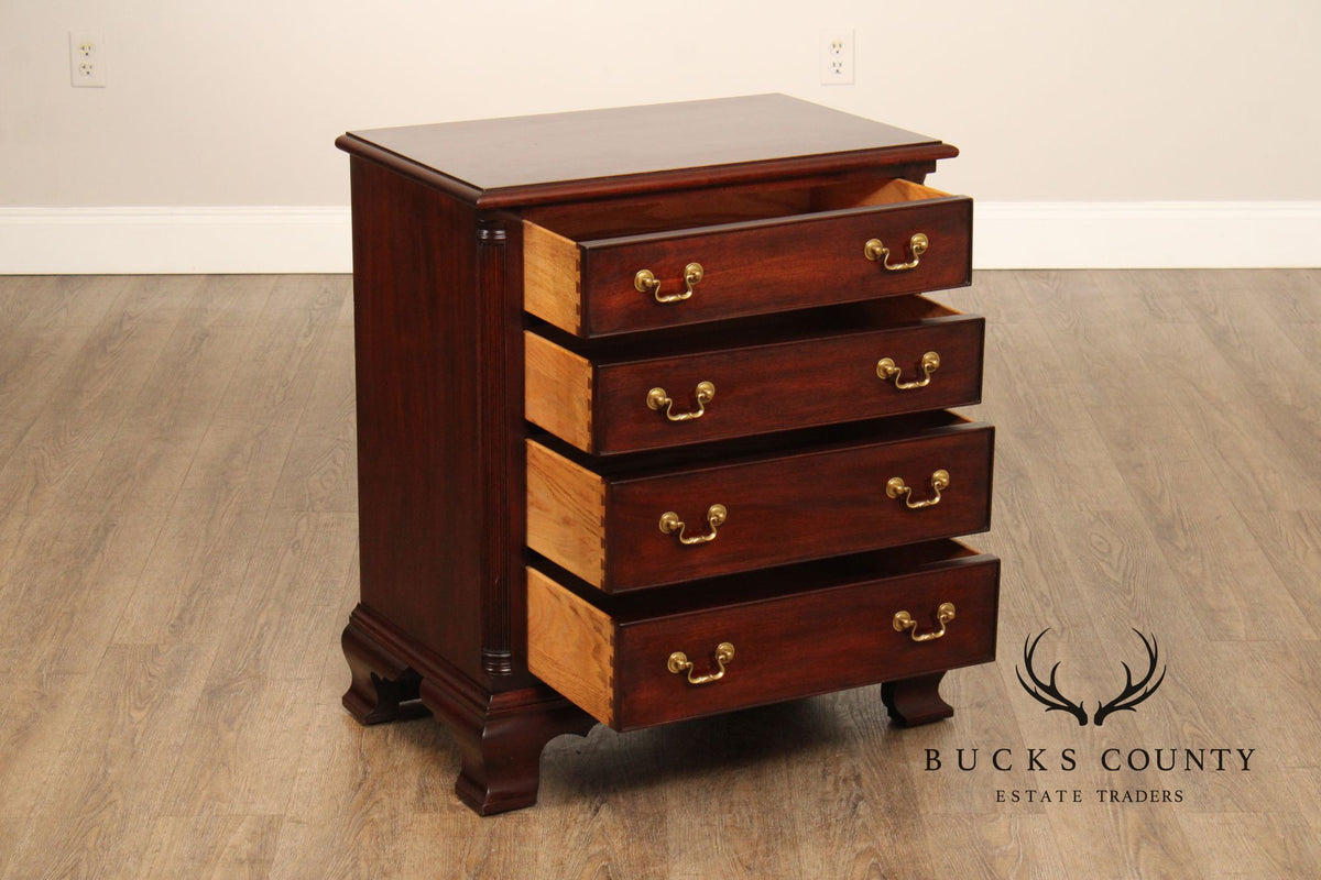 Henkel Harris Georgian Style Mahogany Nightstand
