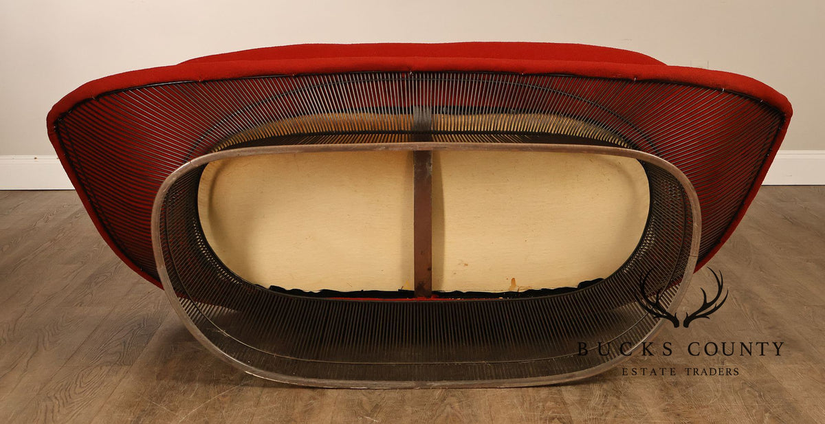 Warren Platner For Knoll Wire Frame Settee