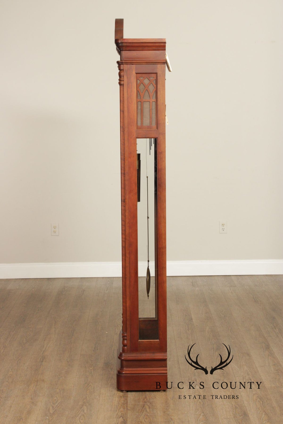 Ridgeway Traditional Cherry Grandfather Clock