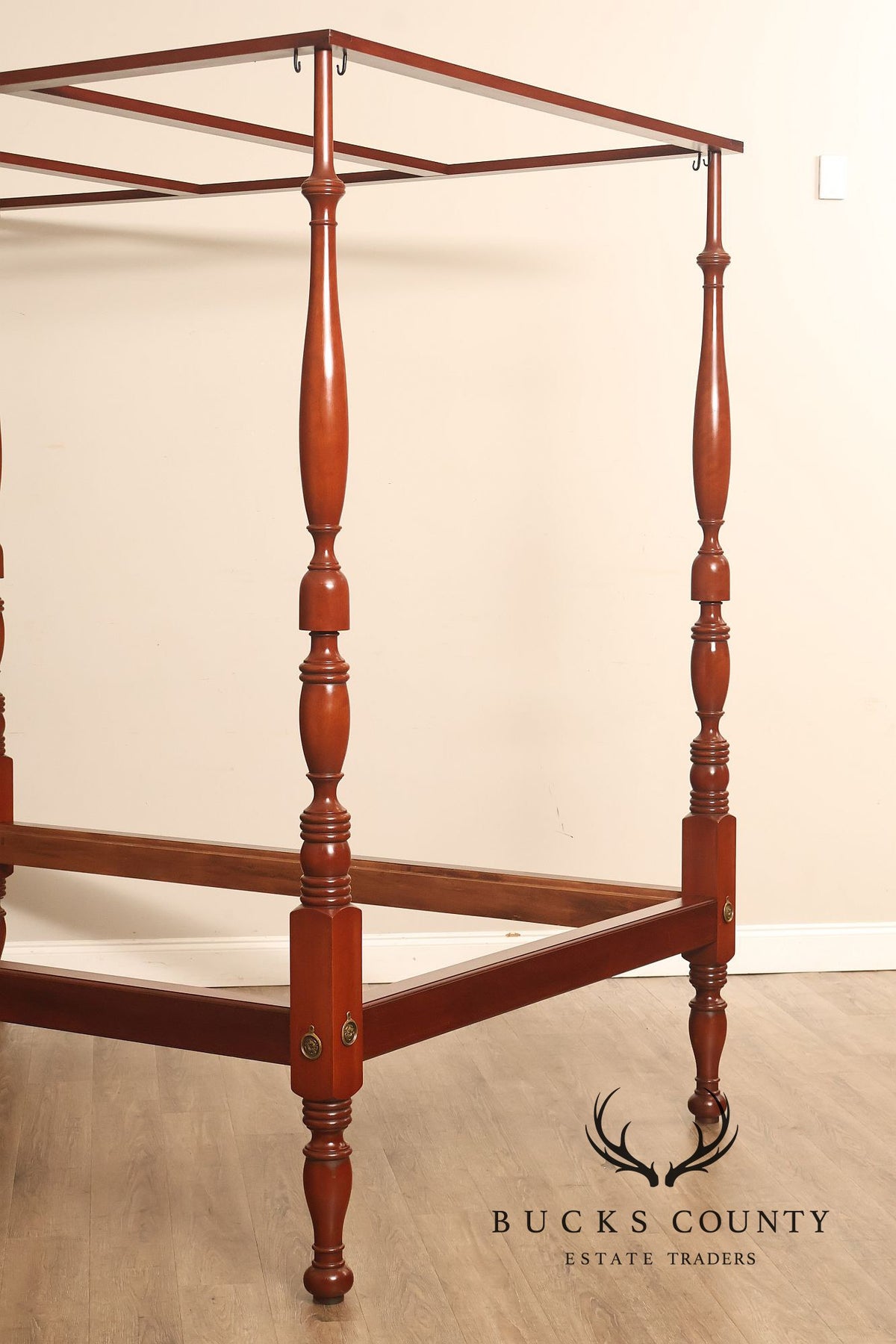 Andersen & Stauffer Sheraton Style Cherry Full Size Tall Post Canopy Bed