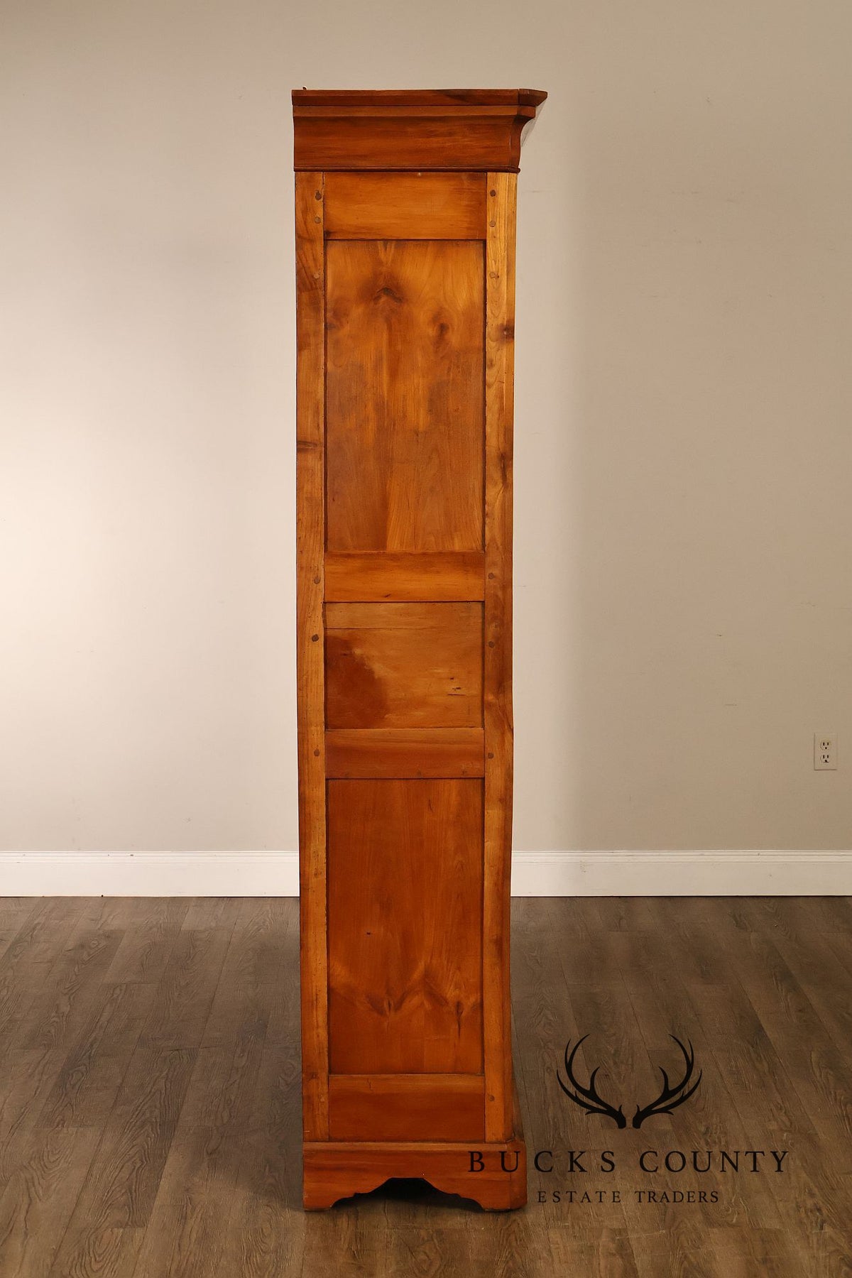 Antique French Louis Philippe Cherry Display Bookcase