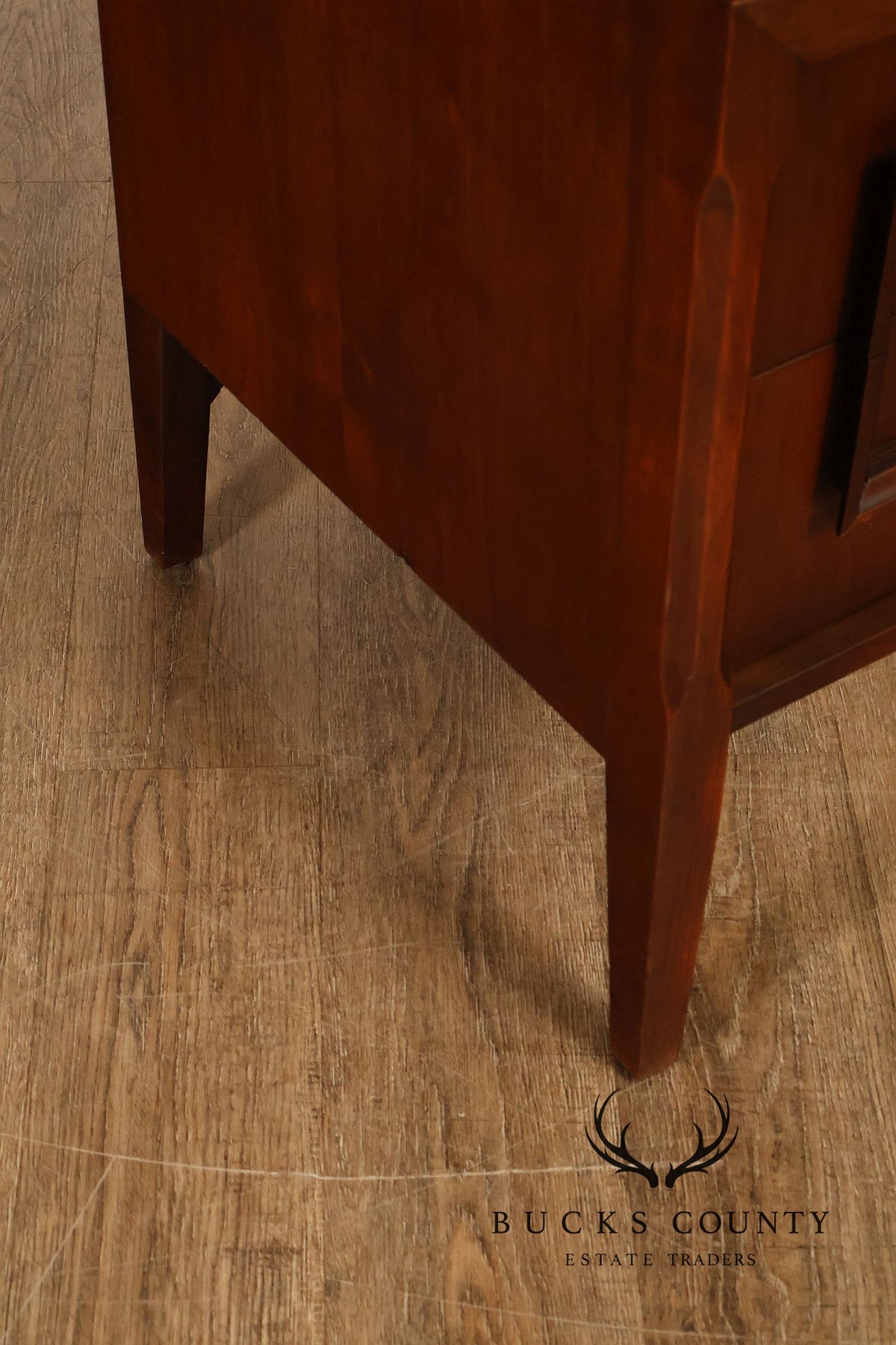United Furniture 'Tiki' Brutalist Sculpted Walnut Tall Chest