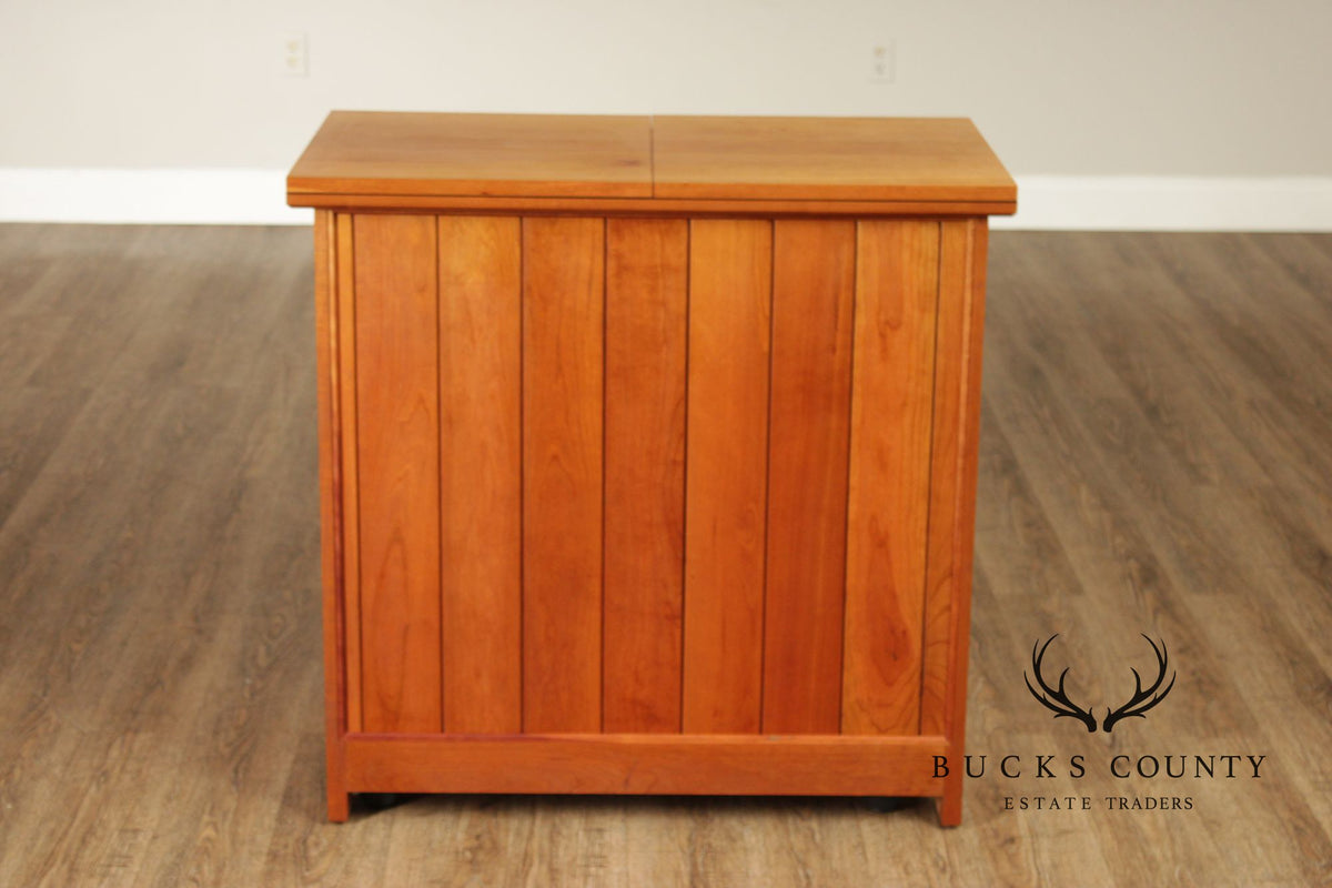 Stickley 21st Century Collection Cherry Mobile Server