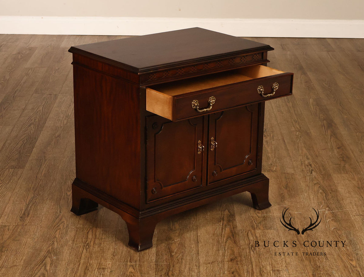 Century Furniture Georgian Style Mahogany Nightstand