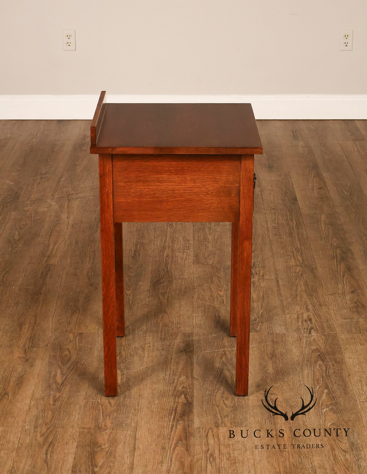 Stickley Mission Collection Pair Of Oak Nightstands