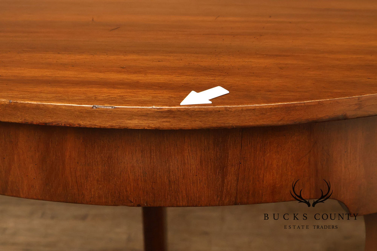 Kittinger Colonial Williamsburg Mahogany Drop Leaf Dining Table