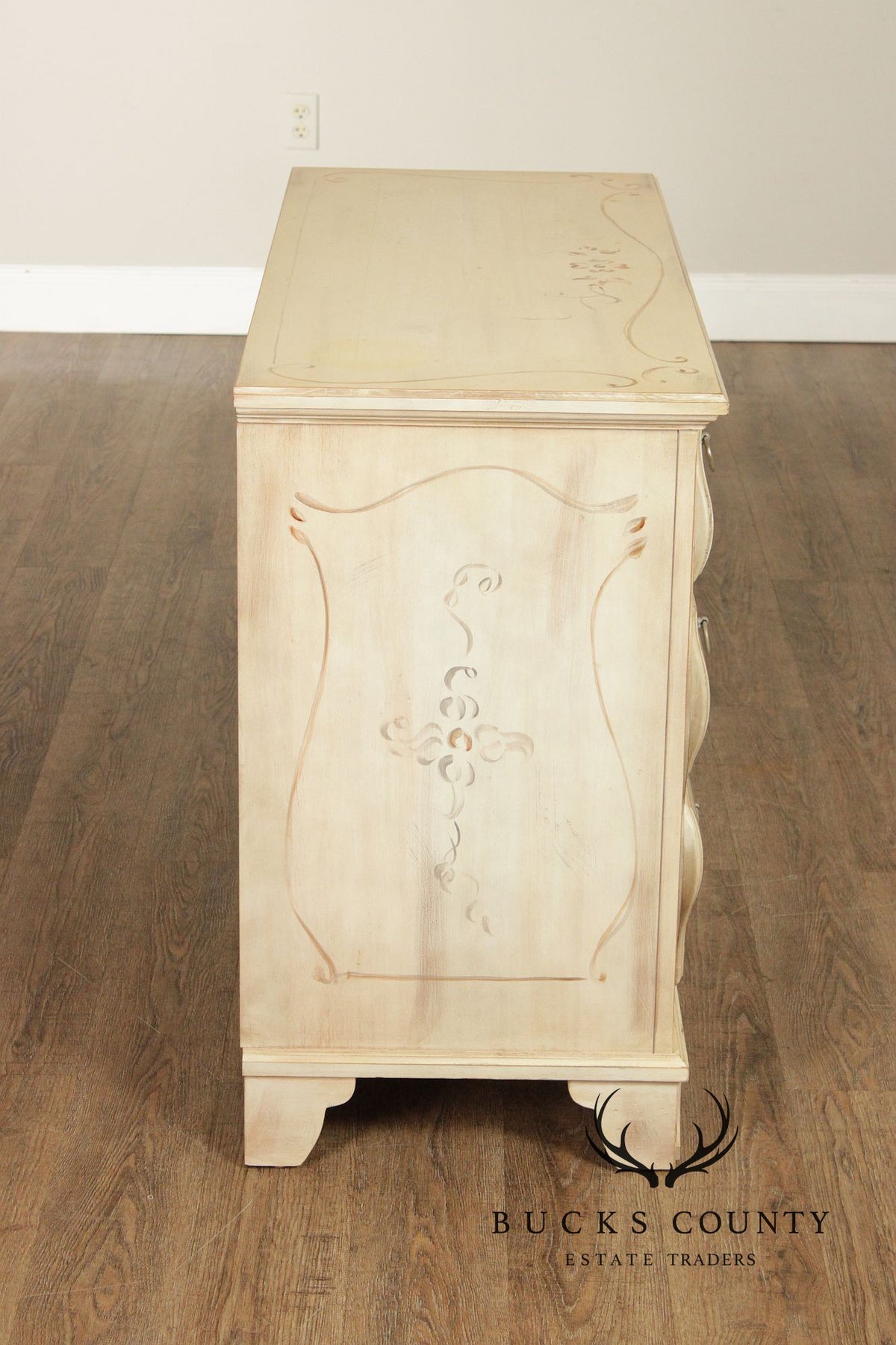 Ethan Allen 'Legacy' Paint Decorated Chest of Drawers