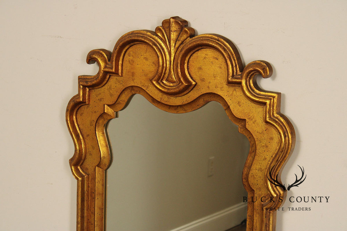 Carolina Mirror Co. Hollywood Regency Gilt Wall Mirror