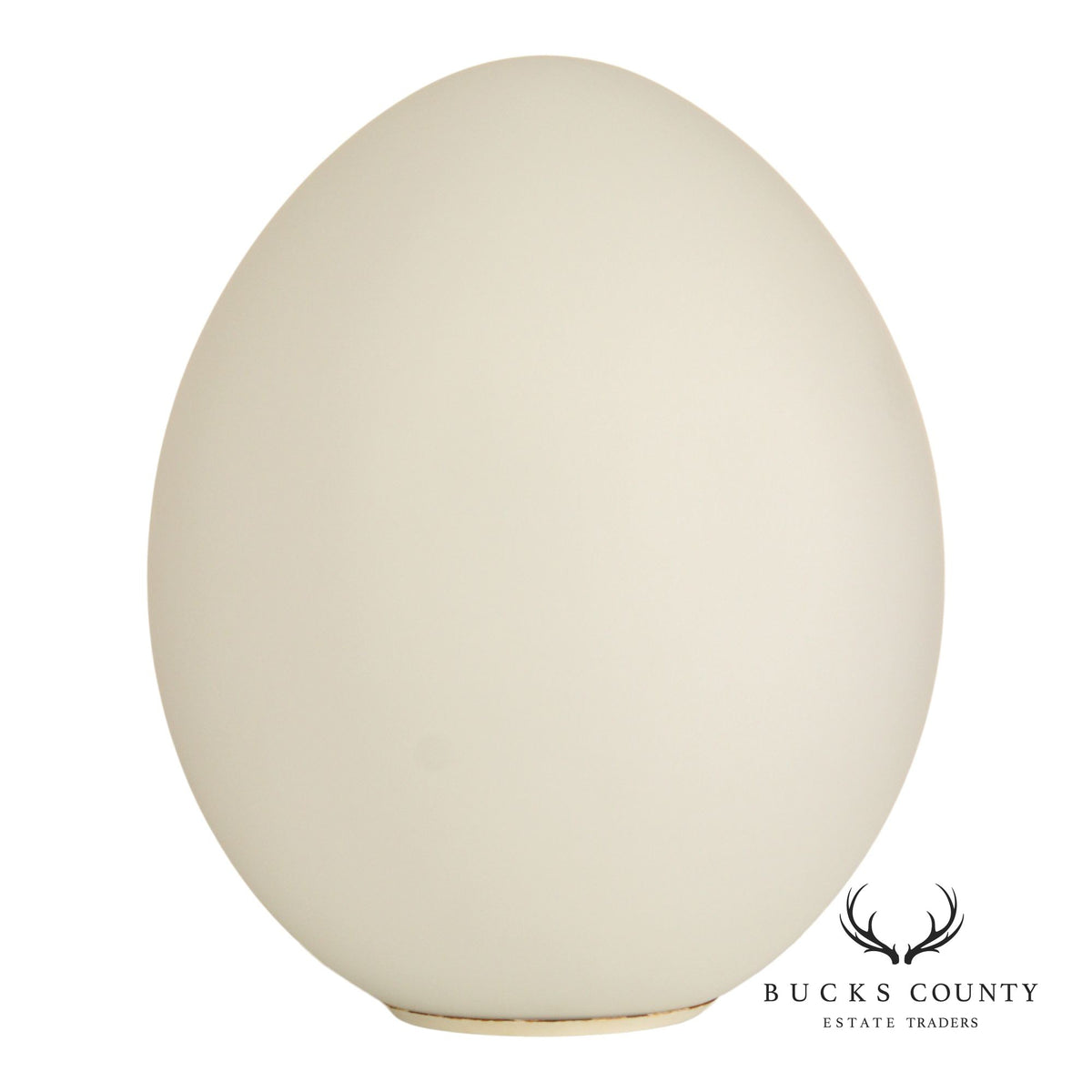 Laurel Lamp Company Mid Century Modern Glass Egg Lamp
