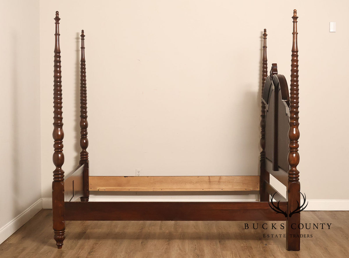 British Colonial Style Four Poster King Bed Frame