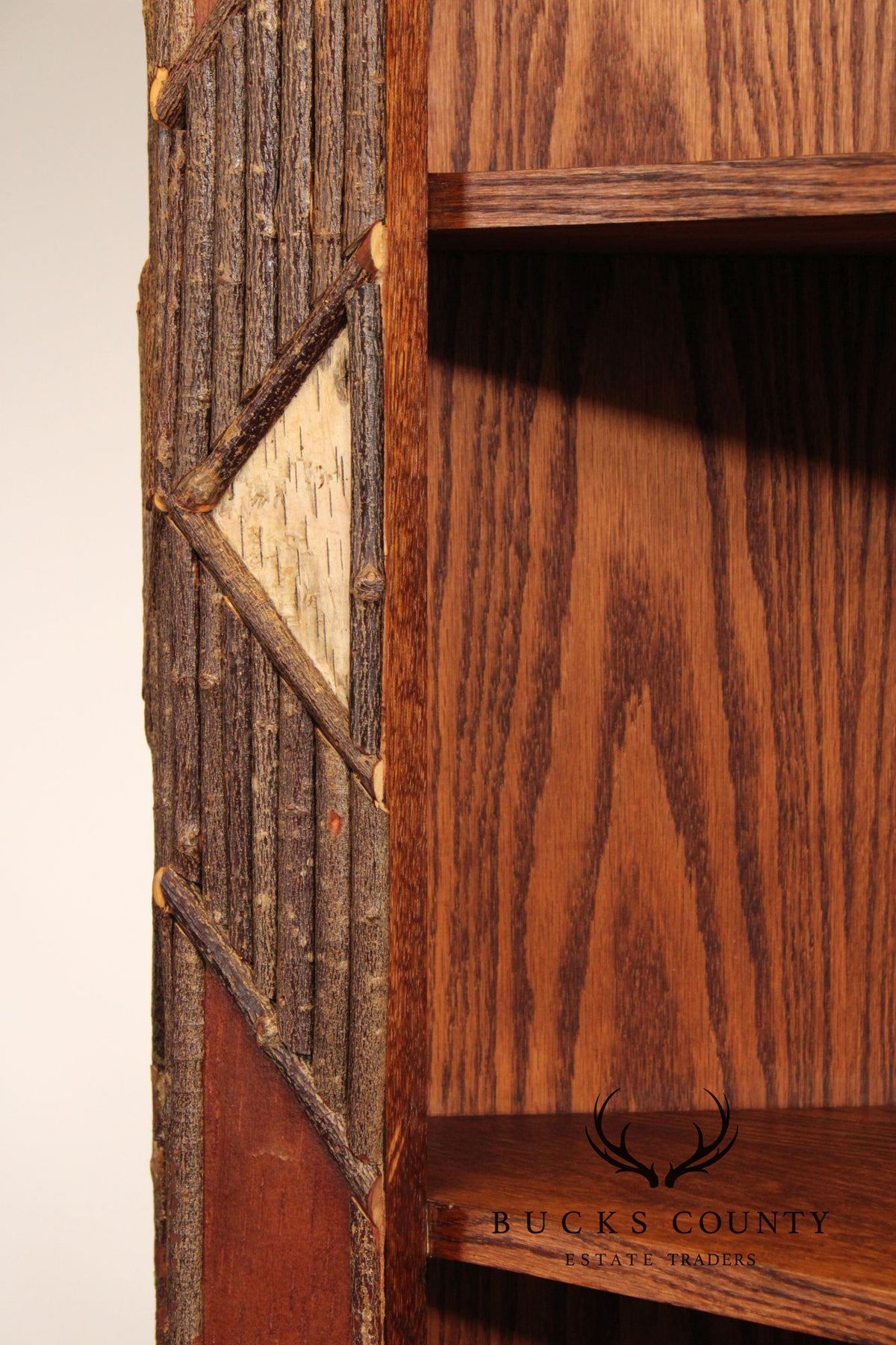 Phil Kellogg Adirondack Style Corner Cabinet