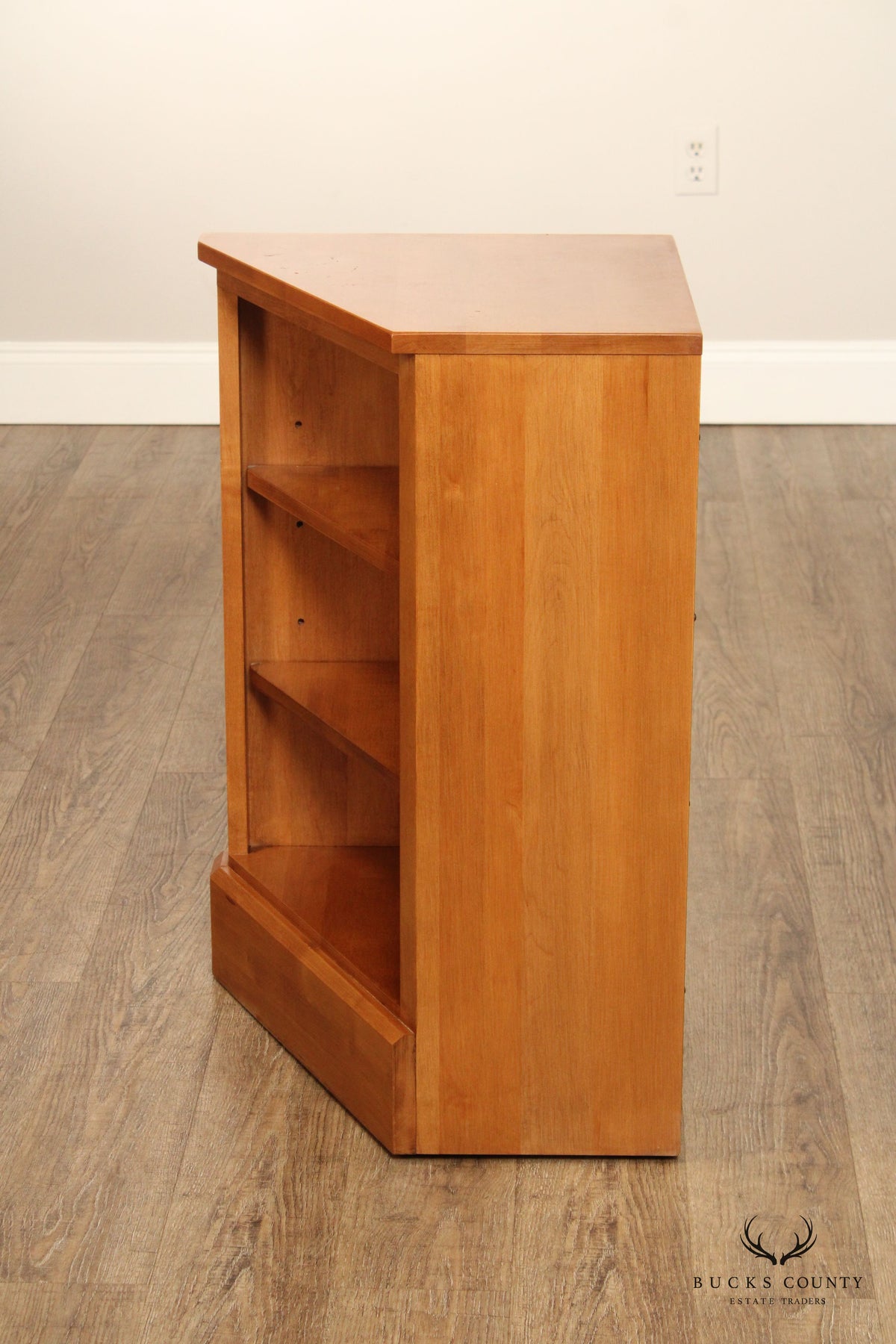 Ethan Allen 'Country Colors' Maple Corner Bookcase