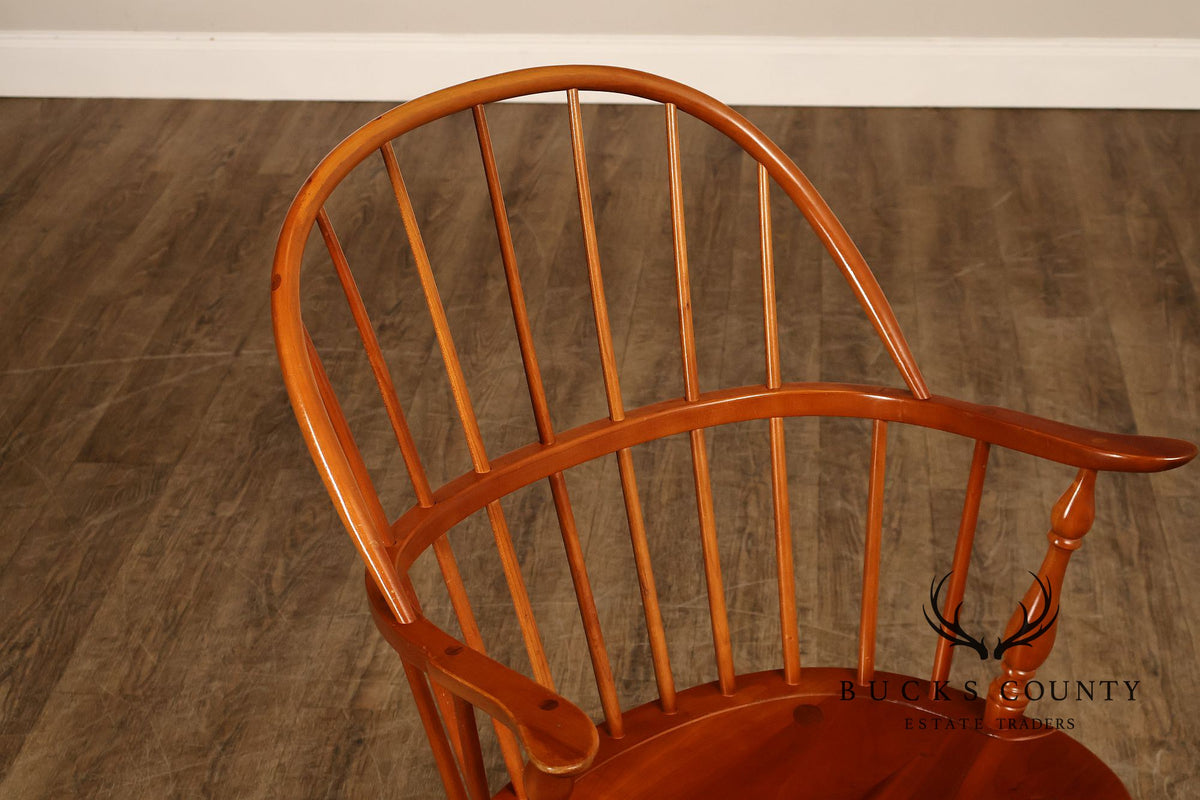 Duckloe Brothers Pair of Cherry Windsor Armchairs