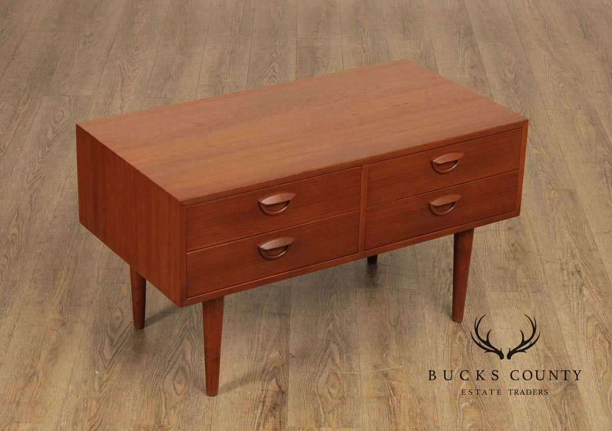 Kai Kristiansen Danish Modern Teak Low Chest