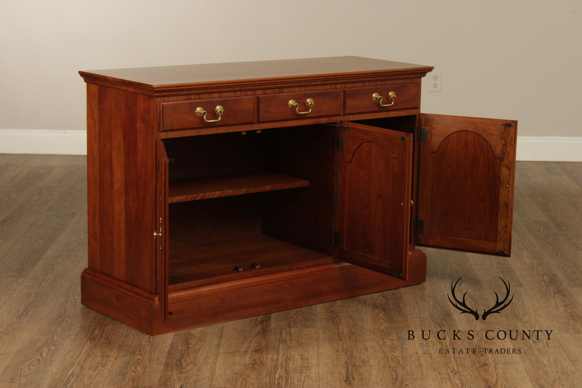 Stickley Traditional Cherry Server Cabinet