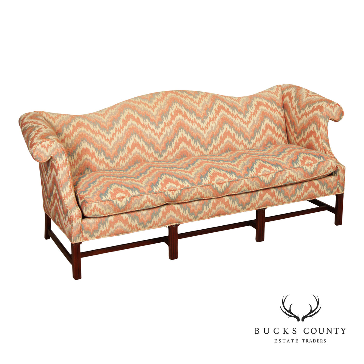 Southwood Chippendale Style Mahogany Sofa