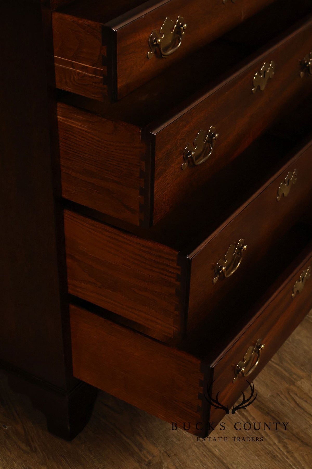 Chippendale Style Mahogany Bedside Chest