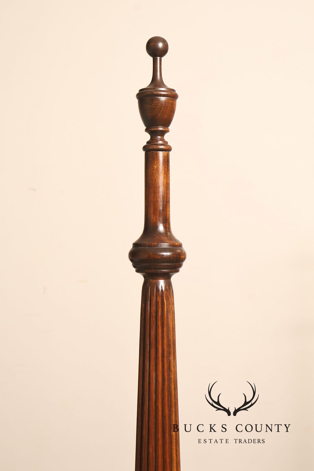 Harden Traditional Carved Cherry Queen Poster Bed