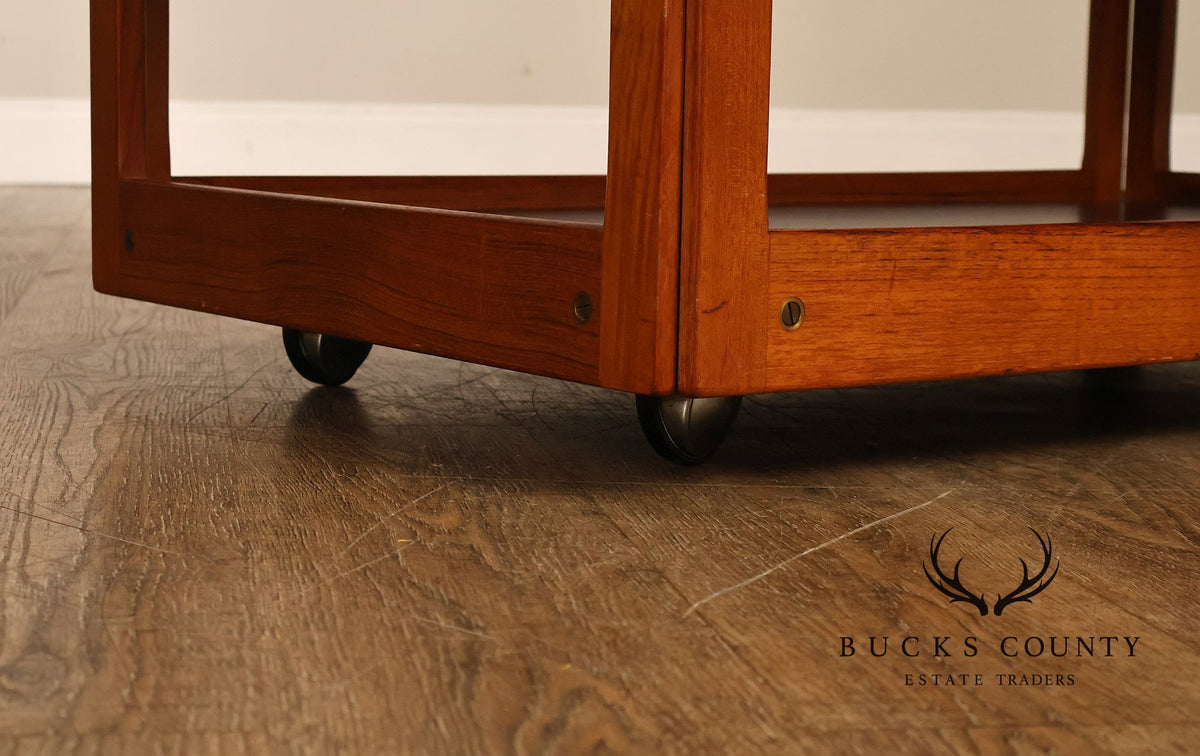 Silkeborg Danish Modern Teak Bar Cart