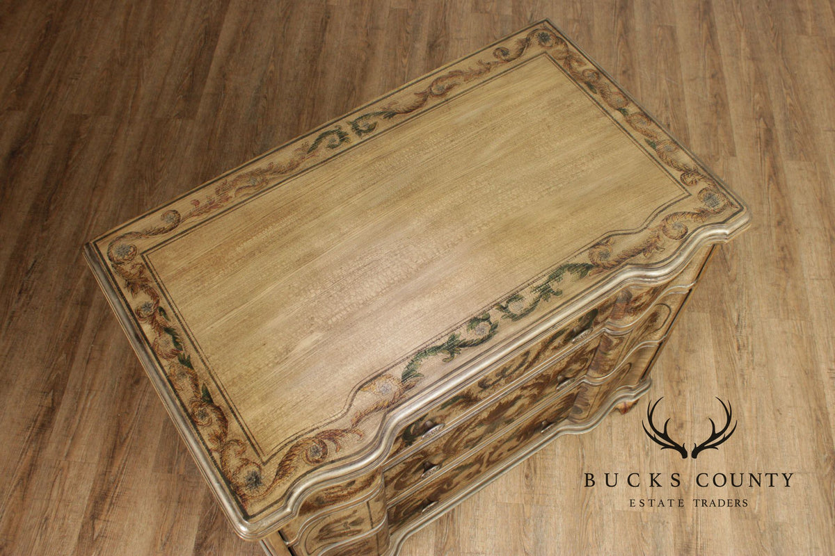 Bernhardt Baroque Style Painted Chest Of Drawers