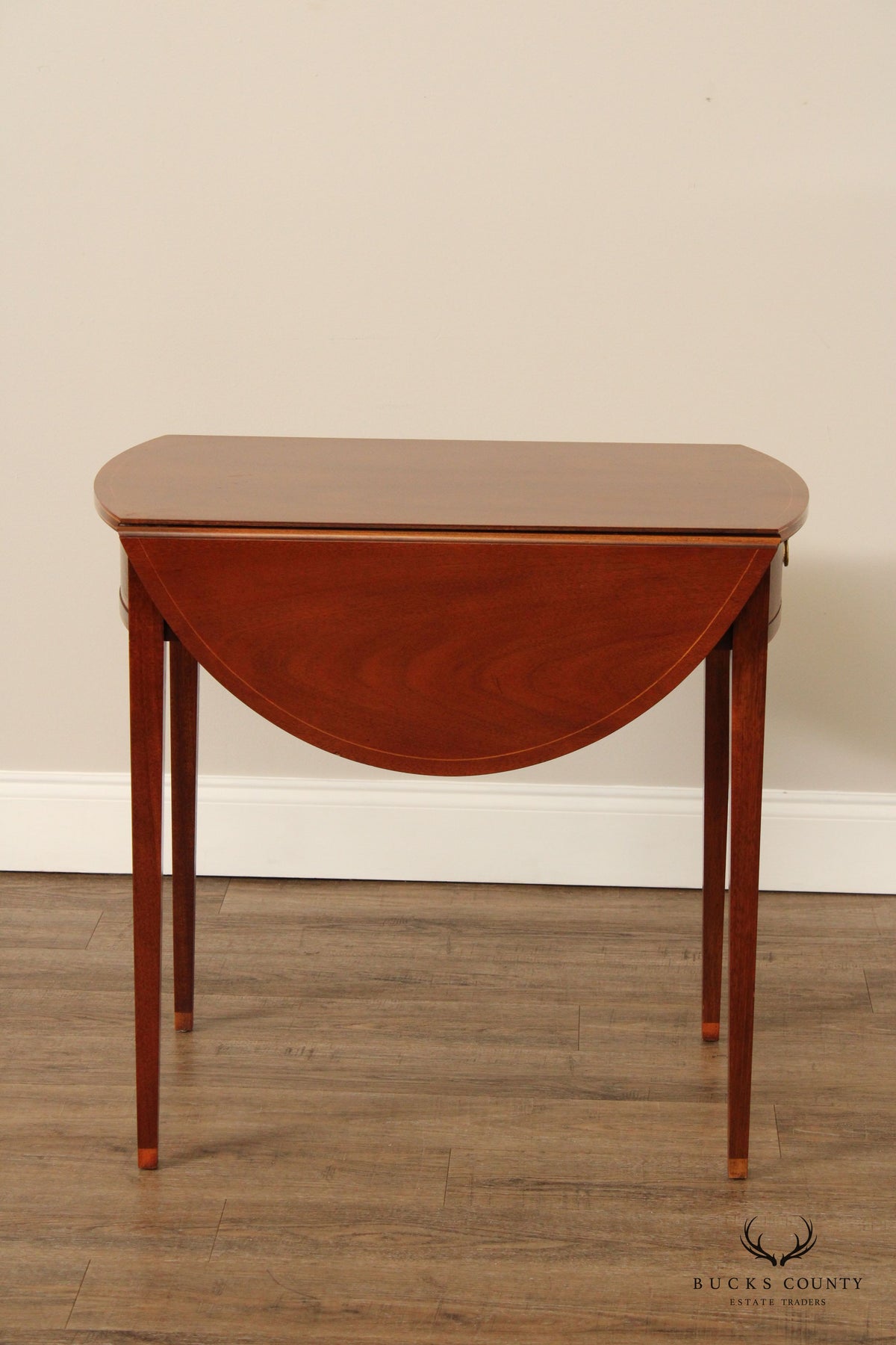 Federal Style Inlaid Mahogany Pembroke Side Table