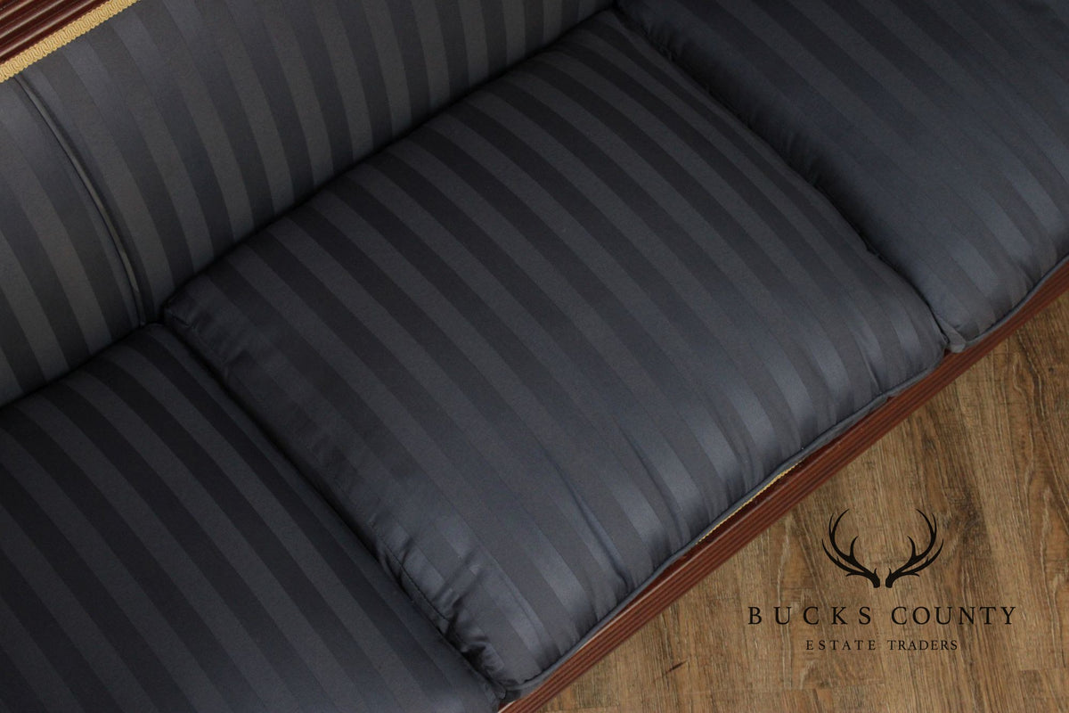 Antique American Classical Period Mahogany Sofa