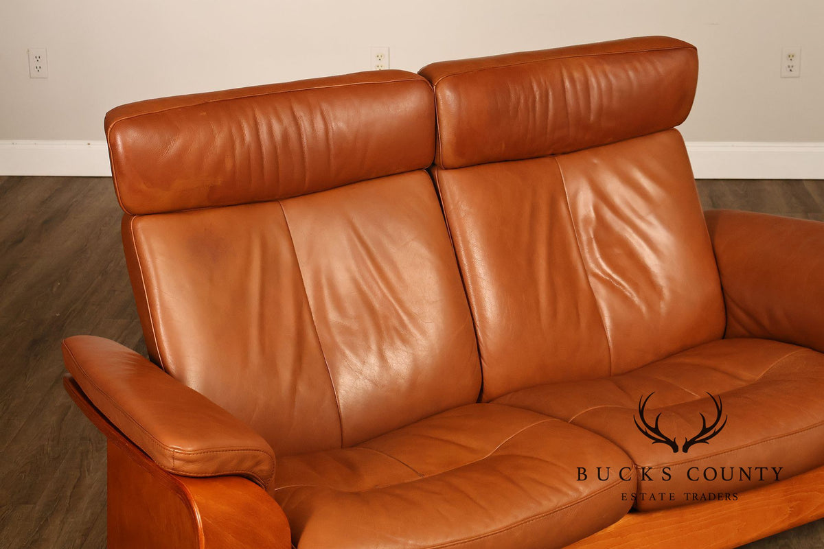 Ekornes Stressless Pegasus Leather Loveseat