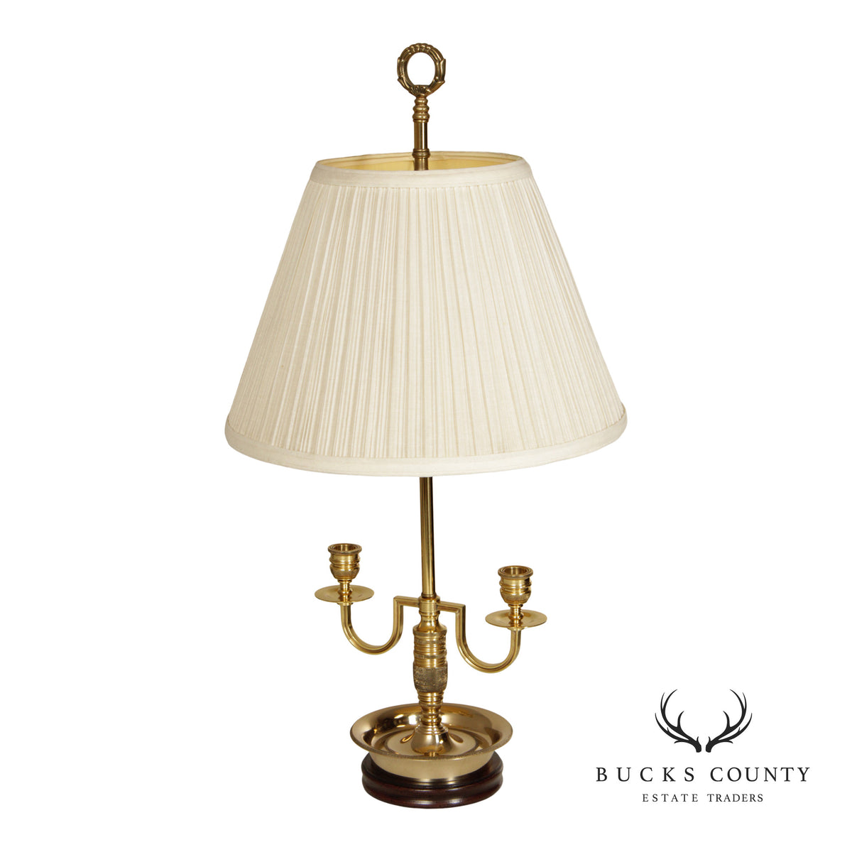 Kaiser Kuhn Brass Bouillotte Table Lamp