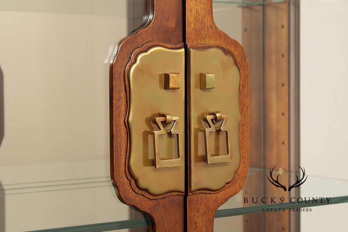 Henredon 'Folio 16' Asian Inspired Display Cabinet