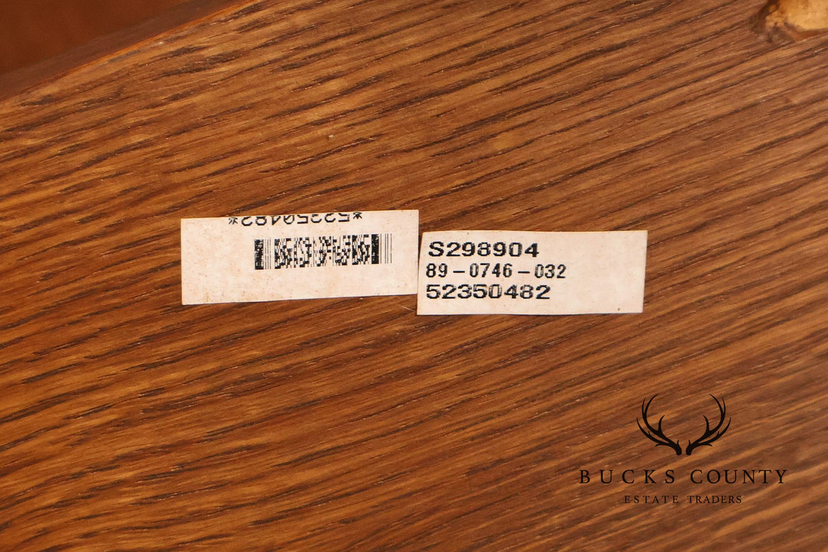 Stickley Mission Collection Oak Spindle Lamp Table