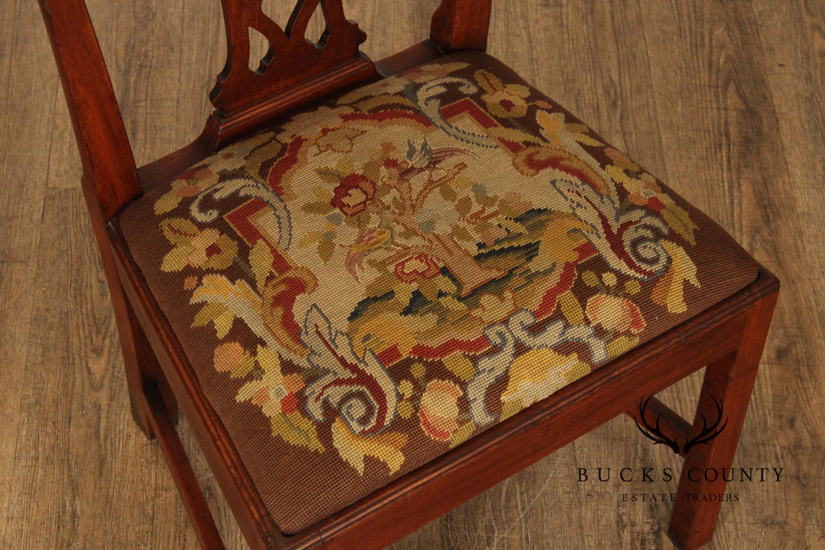 Antique Chippendale Style Mahogany Side Chair