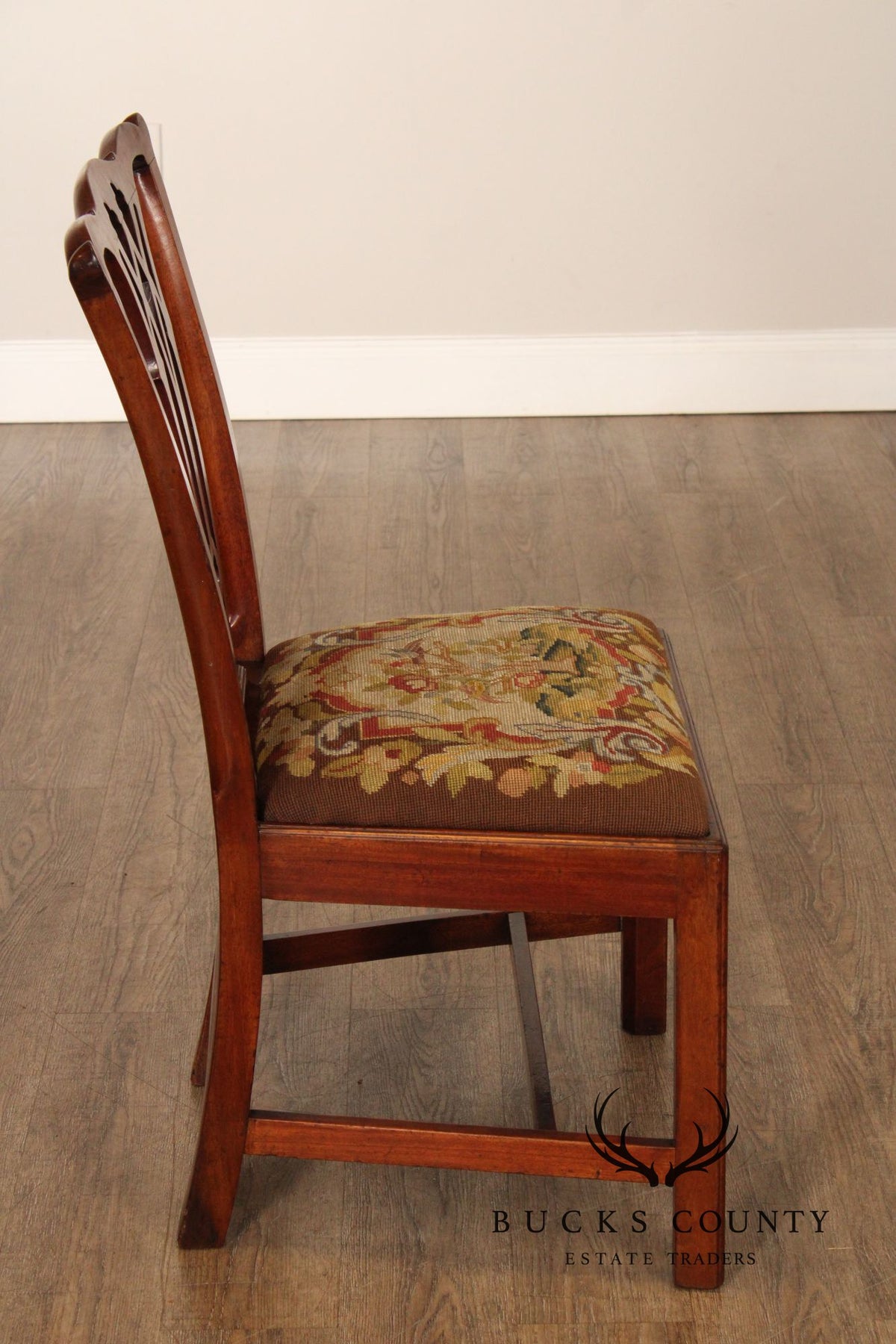 Antique Chippendale Style Mahogany Side Chair