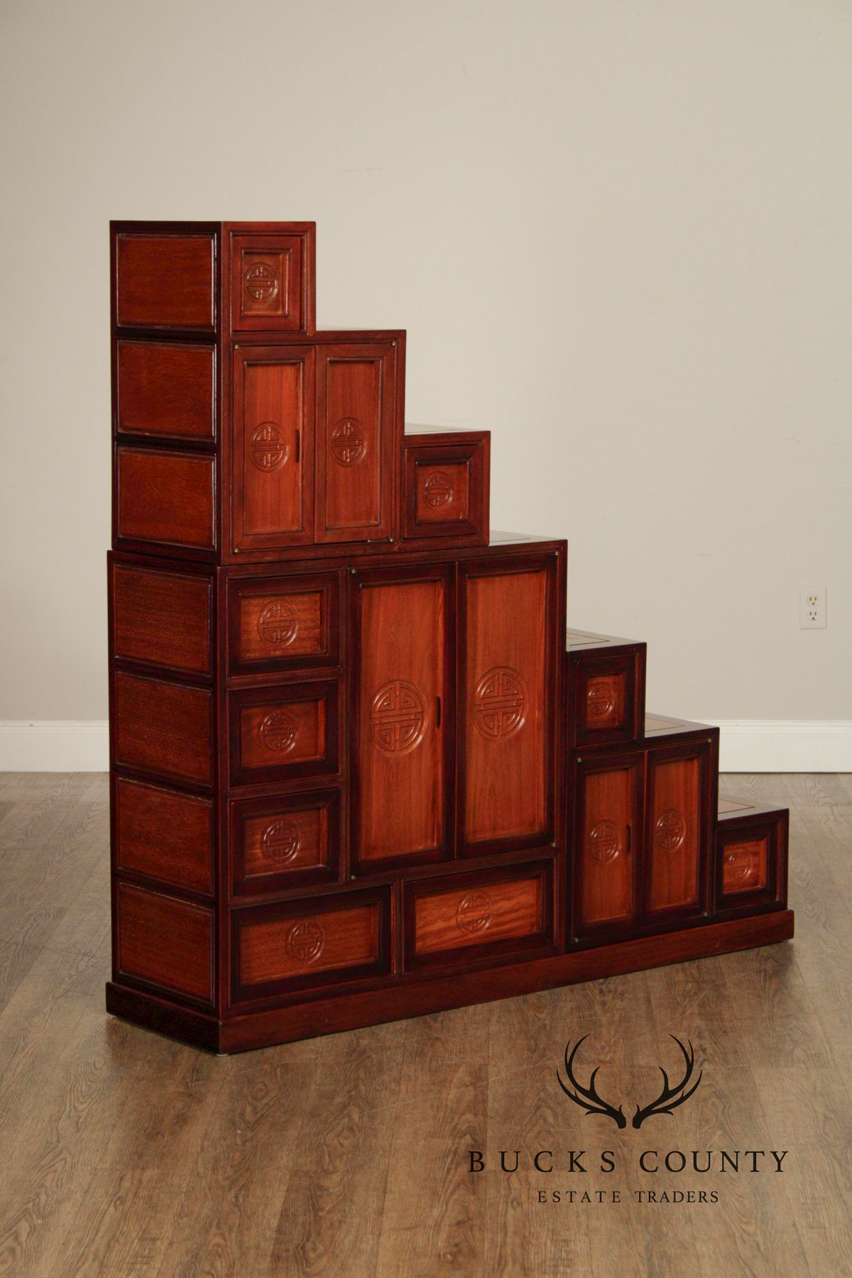 Vintage Japanese Step Tansu