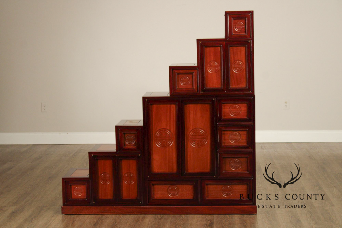 Vintage Japanese Step Tansu