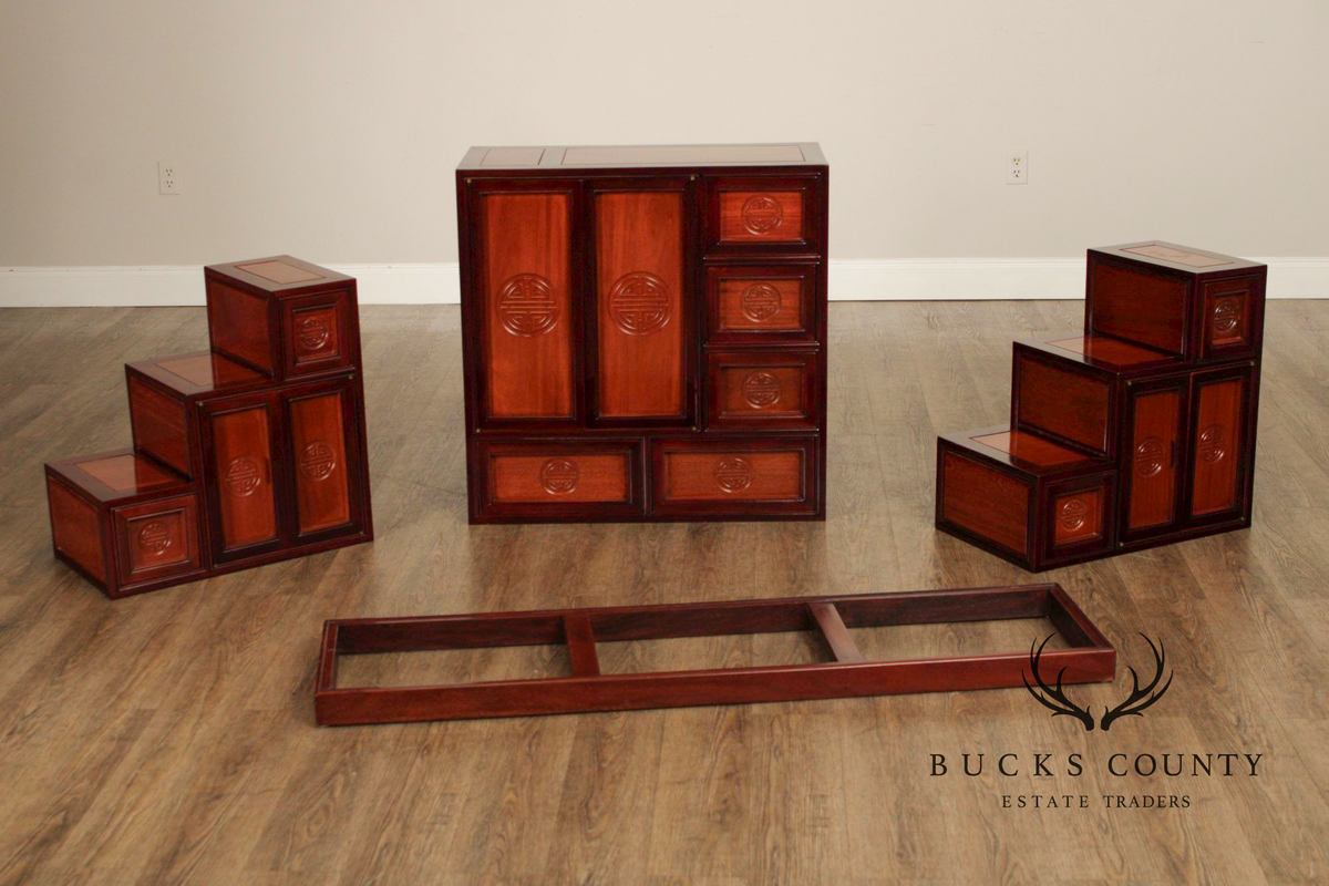 Vintage Japanese Step Tansu