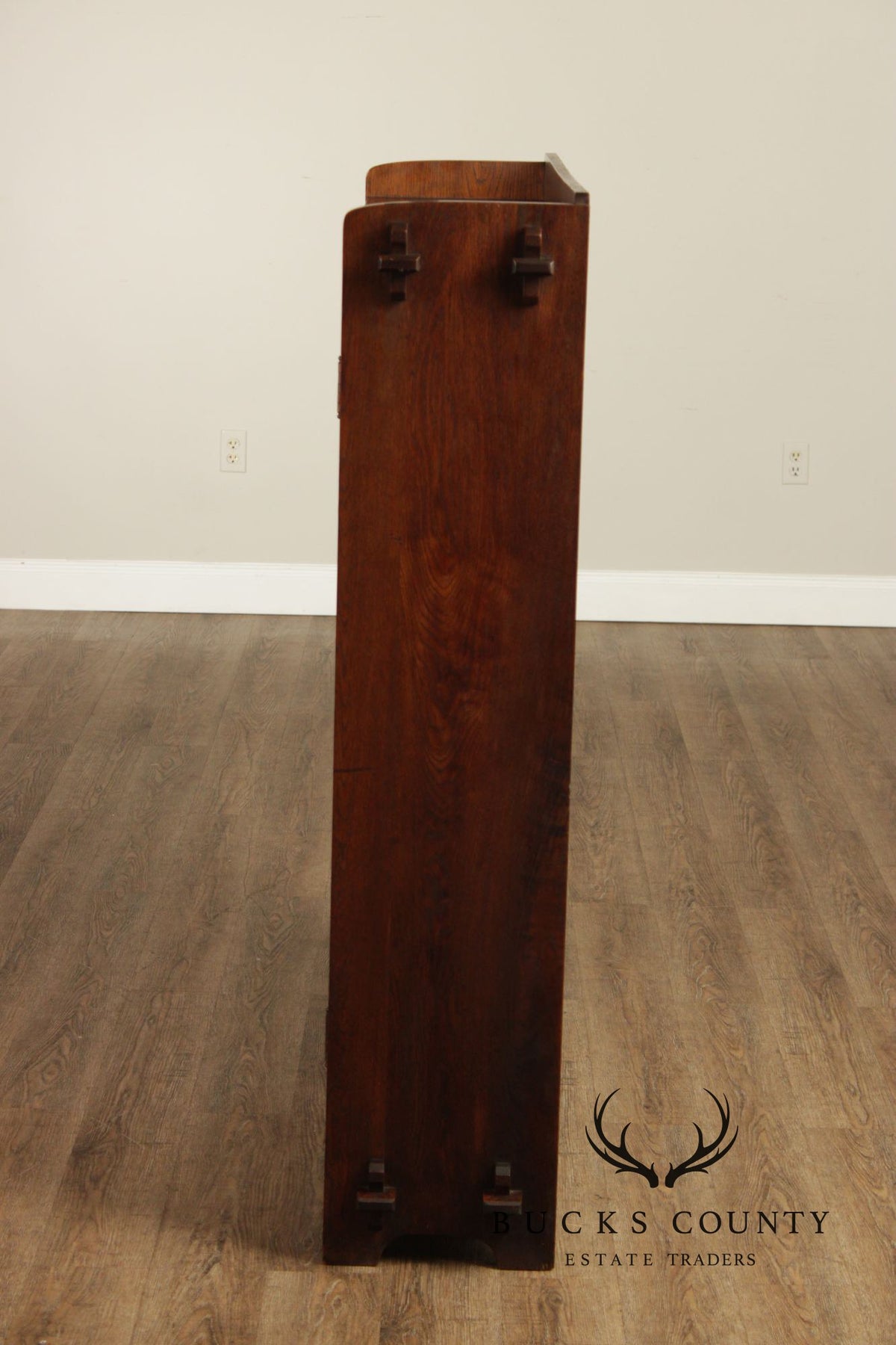 L. & J.G. Stickley Antique Mission Oak Two-Door Bookcase