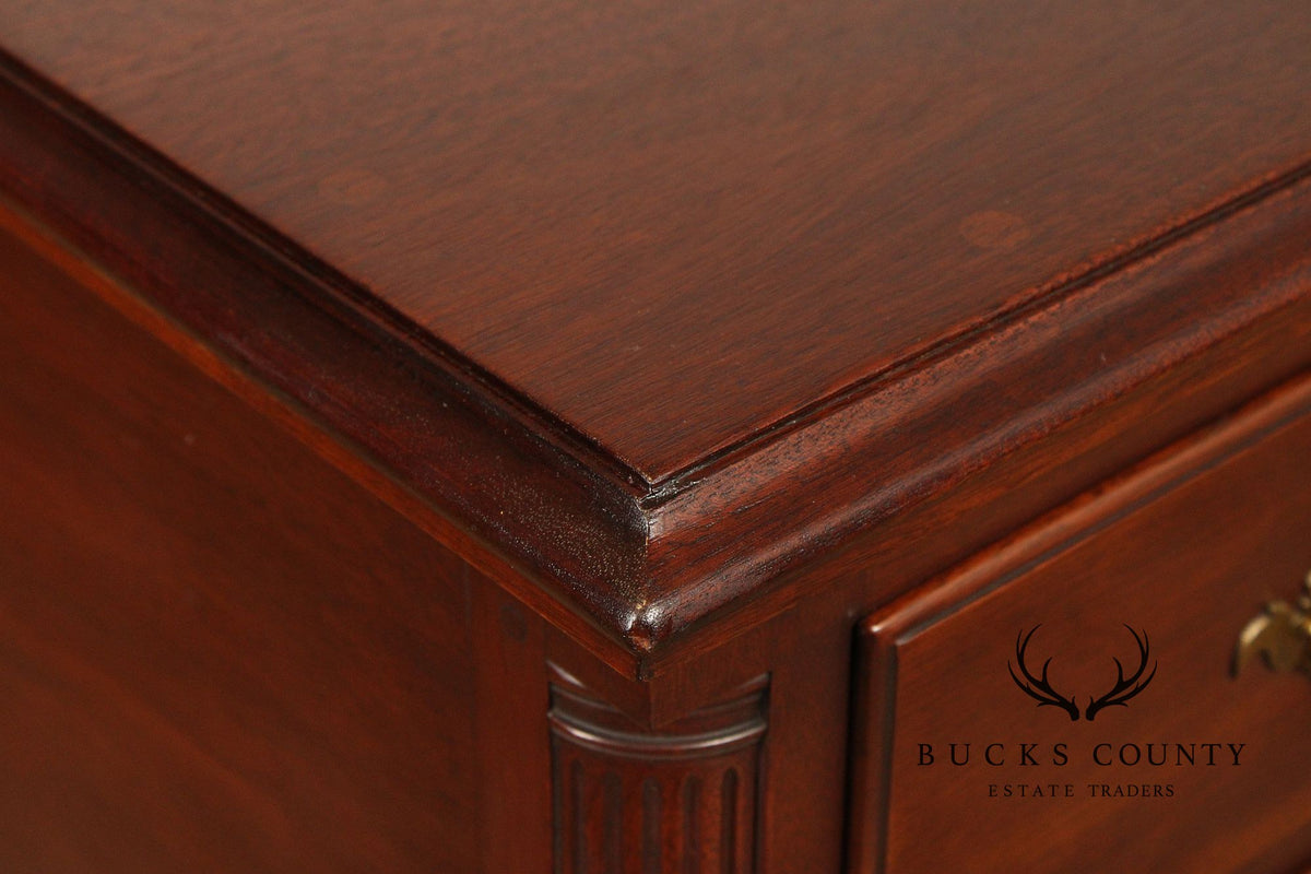 Kittinger Colonial Williamsburg Mahogany Chippendale Style Lowboy
