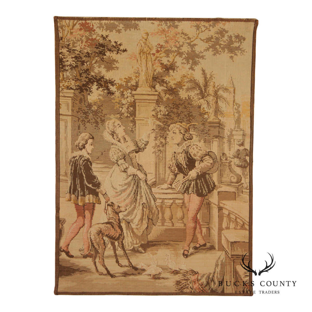 Vintage Belgian Style Wall-Hanging Tapestry