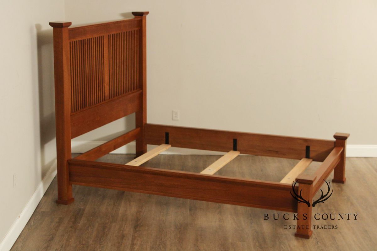 Stickley Mission Collection Queen Size Oak Prairie Bed
