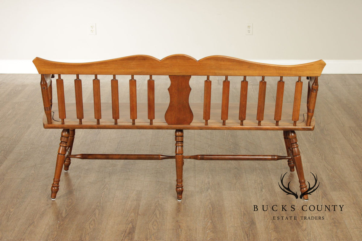 American Colonial Style Maple Bench