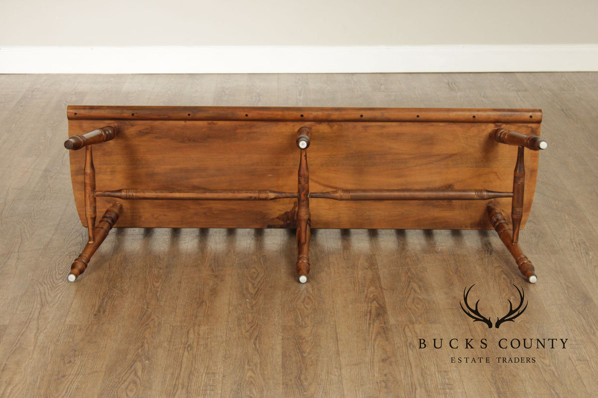 American Colonial Style Maple Bench